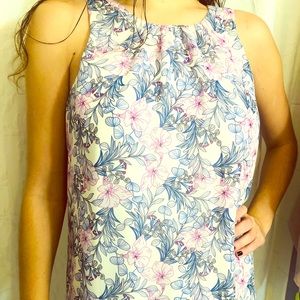 Vince Camuto Sleeveless Floral Top, Size S, NWT